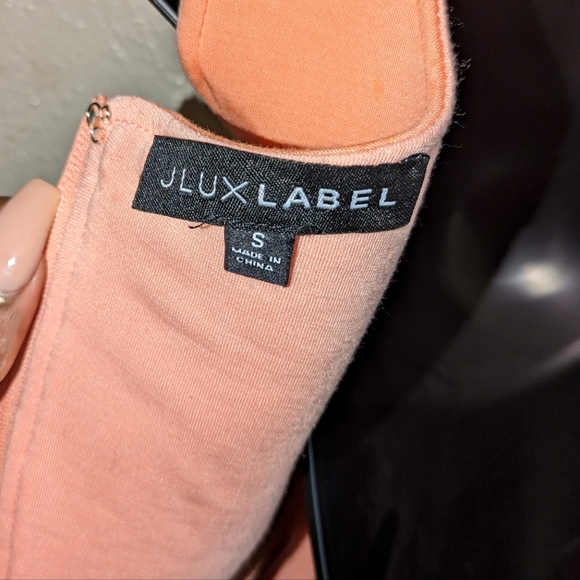 Jluxlabel Orange Structured Bustier Top - Picture 3 of 3